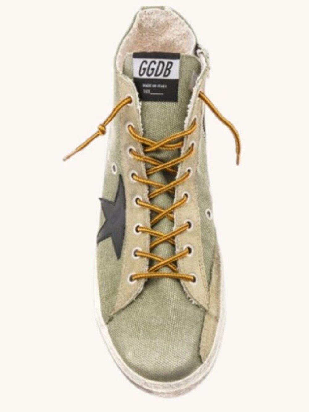 Golden Goose Francy high top sneakers green unisex size 40